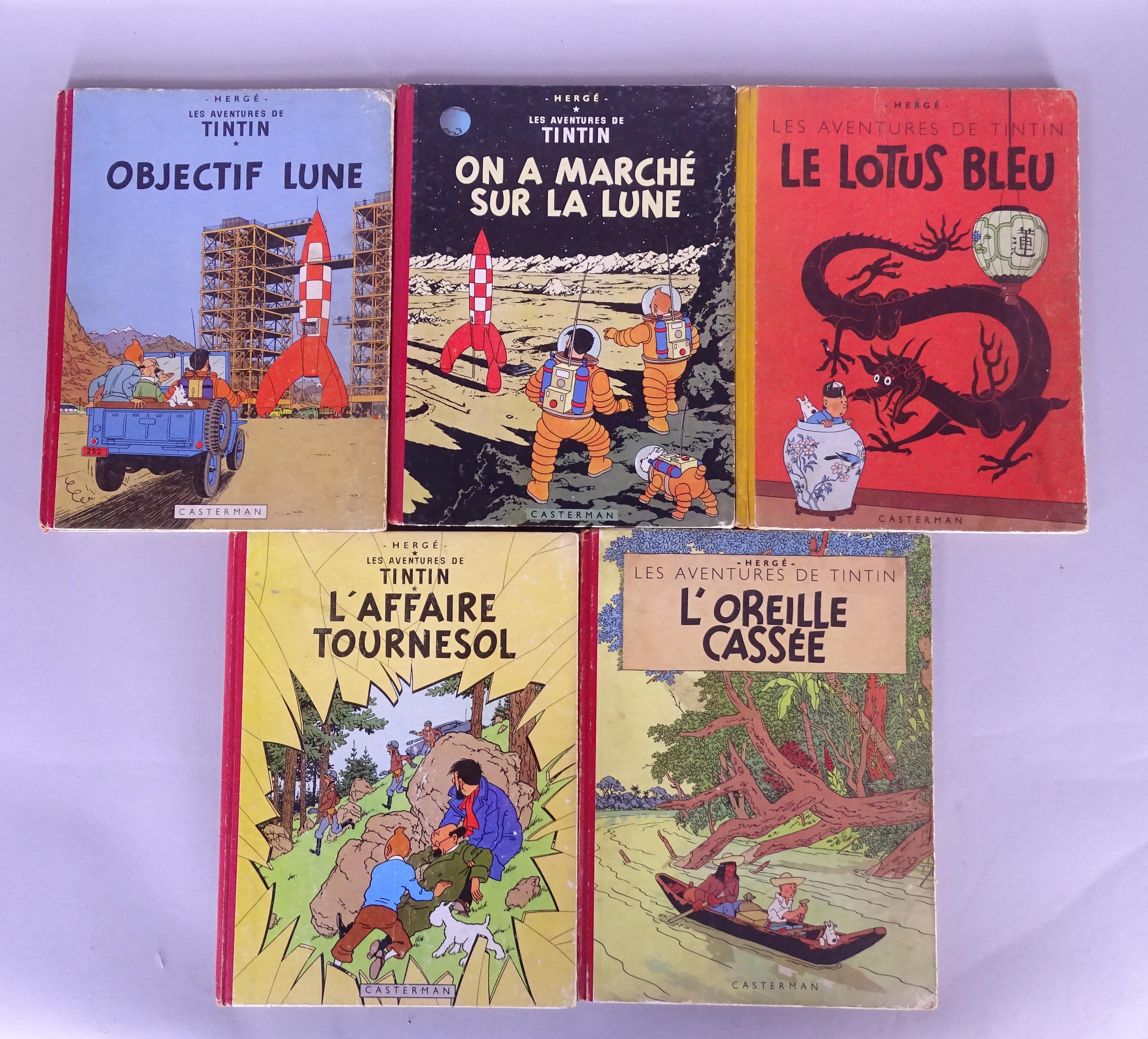 BD Les aventures de Tintin Objectif Lune