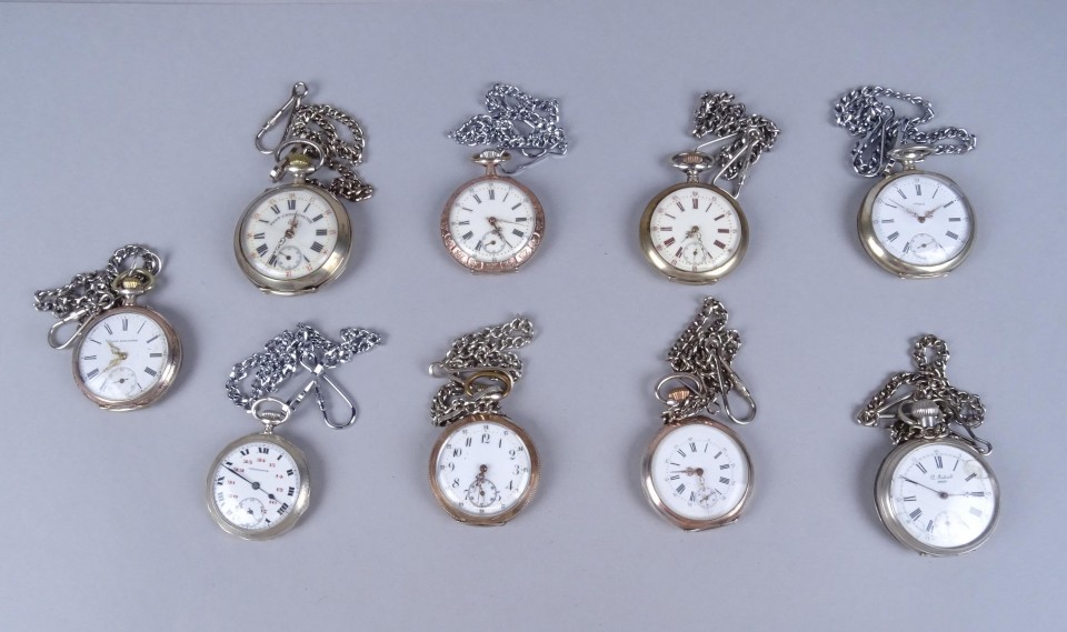 Élément De Chaîne En Argent Pour Montre à Gousset - Bijou Vintage, Occasion, Pièce De Rechange Ou Création