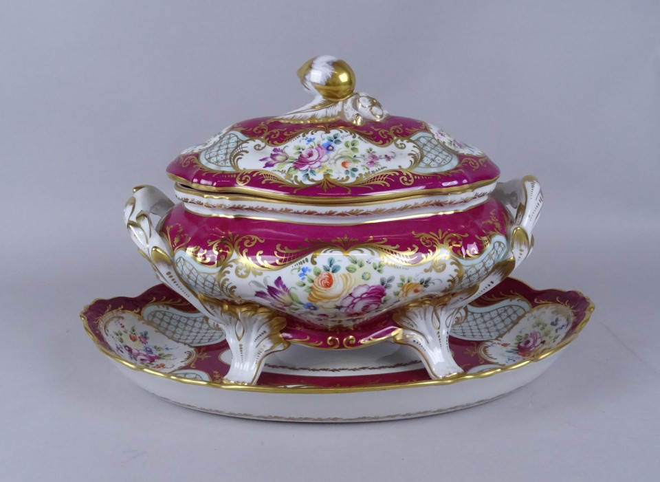Soupière Porcelaine REANRO Soupière Céramique 3,6L Avec Couvercle - Design Moderne Diamant - Micro-ondes Et Lave-vaisselle Soupière Céramique 3,6 L