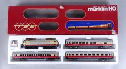 Jouet : Train MARKLIN H0 : 2852 coffret TEE motrice électrique de la DB et 3 voitures voyageurs