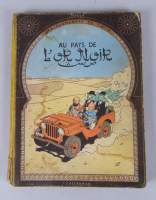 BD: Les Aventures de Tintin , Hergé Casterman (Etat moyen , taches , déchirures) : - Au pays de l'or noir - B4 EO 1950
