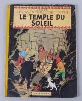 BD : Les aventures de TINTIN Hergé éd CASTERMAN : Le temple du soleil EO B3 1949 2 Incas (Bel état général , couleur 2ème plat)