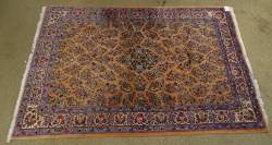 Tapis d'Orient noué main SAROUGH Iranien dessin floral 302x211cm