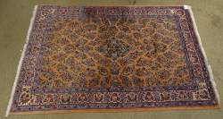 Tapis d'Orient noué main SAROUGH Iranien dessin floral 302x211cm