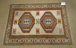 Tapis d'Orient noué main Turcq 193x144cm