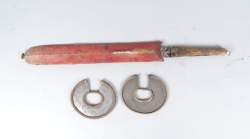 Africain: Glaive + bracelets de combat Kenya Massaï (3pcs)