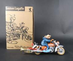 BD : Franquin figurine en résine - Gaston Lagaffe et sa moto Sapetoku - édition Plastoy Collectoys Marsu 2009