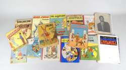 BD : 15 anciennes BD divers EO (usure d'usage) des années 40/50 dont : Boudaldar , Niki Lapin , Marc Ratal Kaboul et Trésor du Baron Goudman.