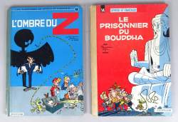 BD : Spirou et Fantasio éd.DUPUIS EO (6) (divers états) : N14 Prisonnier... 1960 N16 L'ombre du Z 1962 N11 Le Gorille... 1959 N18 QRN... 66 N19 Panade... 69 N24 Tembo Tabou 74