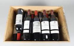 Vin : Bouteilles de vin rouge de Bordeaux (11pcs) : Château Saint Loubert 2015 (8pcs) + Château du Champ des Treilles 2014