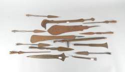 Africain : Lot d'objets en fer Congo / Rwanda