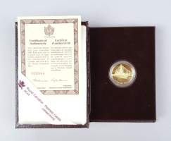 Collection de pièces de monnaie du Canada : 100 dollars or de 1991