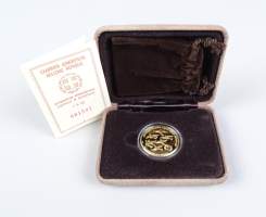 Collection de pièces de monnaie : Grèce : pièce en or de 5000 DRS 1982