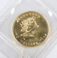 Collection : pièce de monnaie canadienne de 10 dollars or 1982