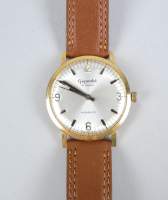 Bijou : Montre bracelet d'homme GIGANDET en or jaune 18K (En état) mouvement à remontoir