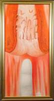 Tableau HST -Sans titre- signé VAN DE WOUWER Roger