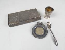 Argenterie : Lot d'objets en argent (acc)