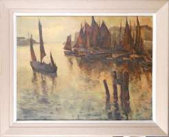 Tableau HST - Marine - signé STAQUET Lucien