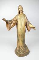 Sculpture : Bronze patine dorée - Jeune Christ - hors concours signé GASQ Paul