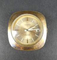 Bijou : Montre bracelet d'homme LONGINES ADMIRAL en métal doré mouvement automatic (en état , usures boitier) avec dateur