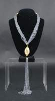 Bijou : Collier/sautoir en perles de verre de MURANO