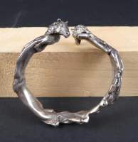 Bijou : Bracelet rigide - Chevaux - en argent