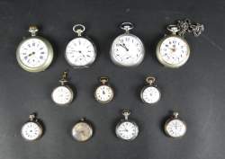 Bijou : Lot de montres de gousset (Ds l'état et En état , usures , acc) (11)