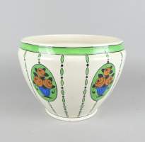 Céramique : Cache-pot en faïence Boch La Louvière circa 1923