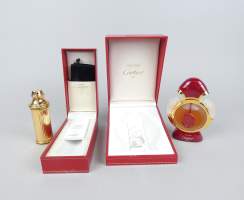 Objet : (2pcs) Vaporisateur de parfum Cartier dans sa boite + Parfum Cartier Panthère dans sa boite (déjà utilisé)