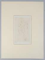 Estampe : Eau - forte Pointe sèche - Le Trio - signé dans la planche d'après RODIN Auguste