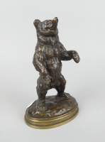 Sculpture : Ours en Bronze signé DELABRIERRE Edouard Paul