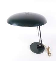 Luminaire : Lampe de bureau ajustable en aluminium éditeur NEDALO circa 1950