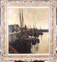 Tableau HST - Marine - signé STAQUET Lucien