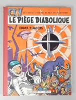 BD : JACOBS BLAKE ET MORTIMER EO Belge Lombard sans Points Tintin - Le piège diabolique - 1962 (Bon état /très bon état , accro 2e plat et dos , int très frais)