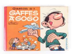 BD : GASTON , Franquin et Jedéhem , DUPUIS éd à l'Italienne : N3 Gaffes à gogo EO 1964 (très Bon état général)