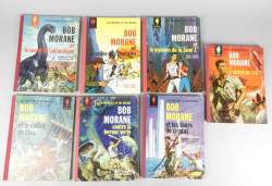 BD(7) : Bob Morane éd Marabout EO (usure ext , int frais) : Mystère de la zone Z 64 , Antartique 62 , Oiseau feu 60.