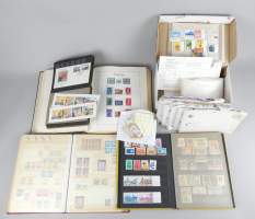 Collection de timbres : gros lot de TP de Belgique et grosse faciale (beaucoup de TP sont collés) à vérifier , quelques TP du début (impossible de vérifier les filigranes)