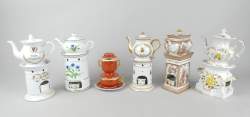 Céramique: Tisanières en porcelaine de Limoges (6pcs) (2 tisanières avec des acc