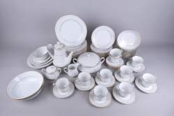 Céramique: Service à diner et à café en porcelaine Japonaise NORITAKE modèle Bar