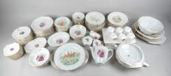 Céramique: Service à diner et à café en porcelaine de LIMOGES (+/-120pcs) neuf s
