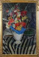 Tableau HST -Fleurs- signé STREBELLE Rodolphe Tableau HST -Fleurs- signé STREBELLE Rodolphe