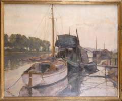 Tableau HST -Marine- attribué à DEGREEF Amédée