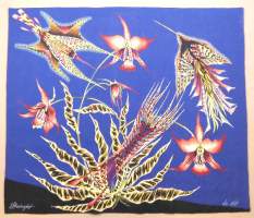 Tapis : Tapisserie noué main - Phénix - signé DUBRUNFAUT Edmond