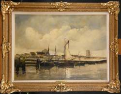 Tableau HST - Marine - signé J.F. ROELOFFS