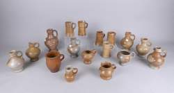 Céramique : Lot de pots , cruches en grès de RAEREN probablement 17eS