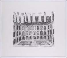 Estampe : Eau-forte - Sans titre - daté 87 signé LEHMDEN Anton