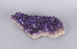 Collection minéraux : grande druse d'améthyste