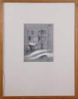 Tableau : Dessin Pastel/ papier - sans titre - signé BITKER Colette