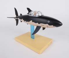 BD : Figurine HERGE Tintin en résine Moulinsart circa 2022 - Sous-marin du professeur Tournesol - dans sa boite avec certificat