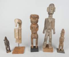 Africain : Statuettes Afrique de l'ouest (5pcs)